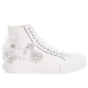 Mimanera Airlines Platform Silver, White - NWT
